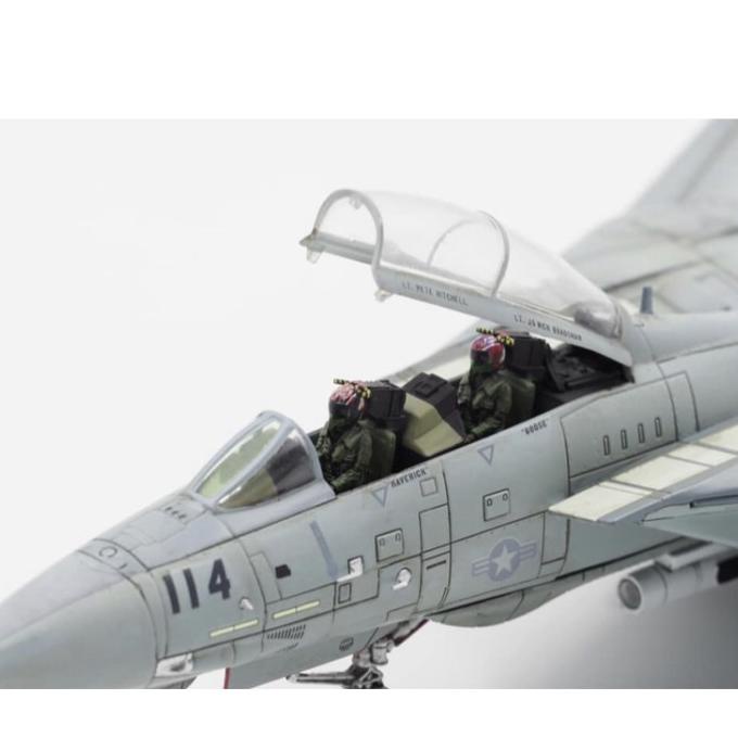 Diecast Pesawat Tempur F-14 Top Gun "Maverick+Goose" 1/72