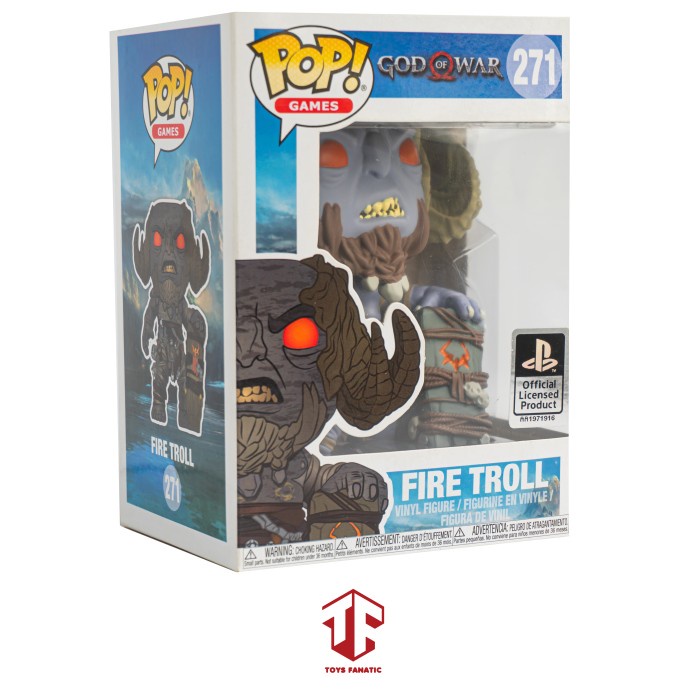 MUST HAVE FUNKO POP GOD OF WAR - FIRE TROLL #271 TERLARIS