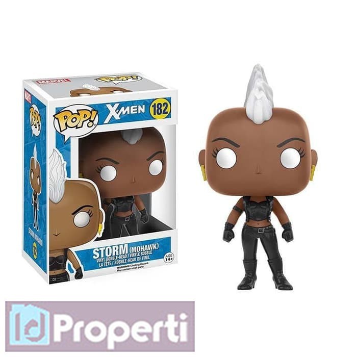 PROMO MINIATUR STORM MOHAWK #182 MARVEL X-MEN FUNKO POP MAINAN ACTION FIGURE TERBARU