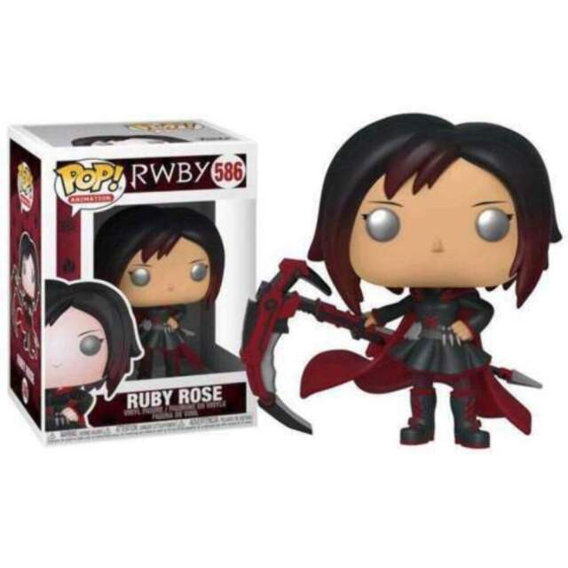 HOT SALE FUNKO POP ANIMATION RWBY RUBY ROSE FIGURE #586 TERLARIS