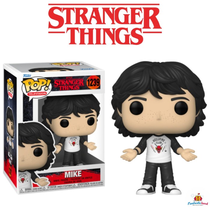 PROMO FUNKO POP STRANGER THINGS SEASON 4 - MIKE WHEELER (HELLFIRE CLUB) TERLARIS