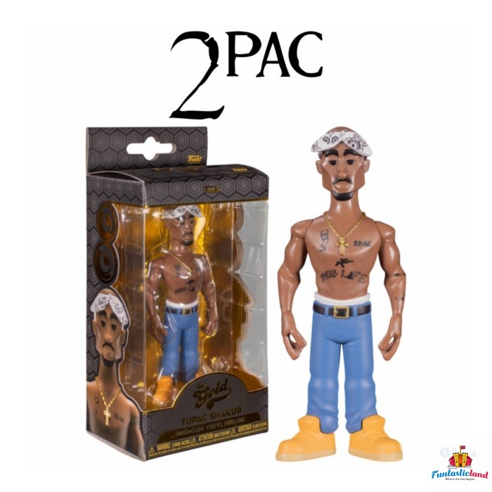 FLASH SALE ORIGINAL FUNKO GOLD PREMIUM VINYL FIGURE TUPAC SHAKUR - TUPAC SHAKUR TERMURAH
