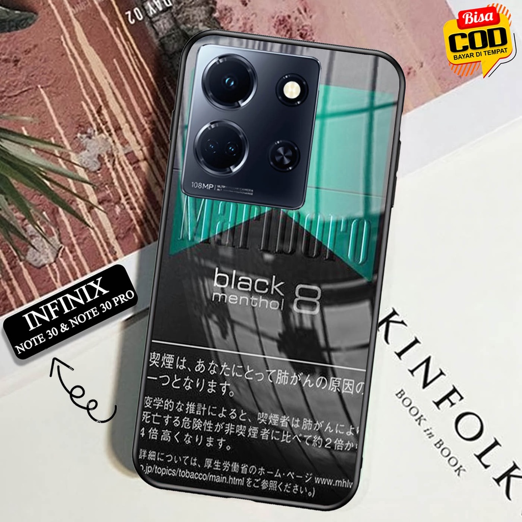 Softcase Glass Kaca INFINIX NOTE 30 & NOTE 30 PRO - Case Hp Pelindung HandphoneINFINIX NOTE 30 & NOT