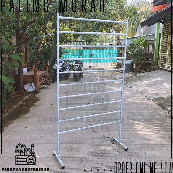 Rak gantungan Jilbab / Gantungan Kerudung / Gawang Hijab Phasmina BESI