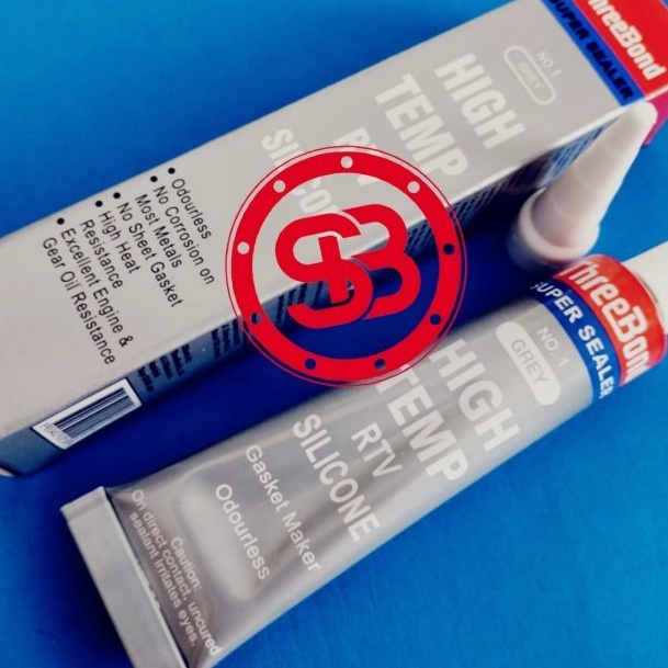 

XBXS1353 9.9 BRANDS FESTIVAL Lem Threebond SUPER SEALER NO.1 HIGH Temp RTV Silicone Grey ( Abu Abu ) 30gr