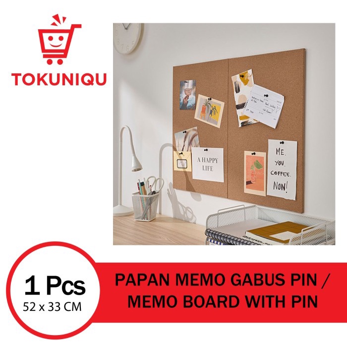 

Best Seller Papan Memo Gabus Dengan Pin Tempel Memo Board Cork Board Svns