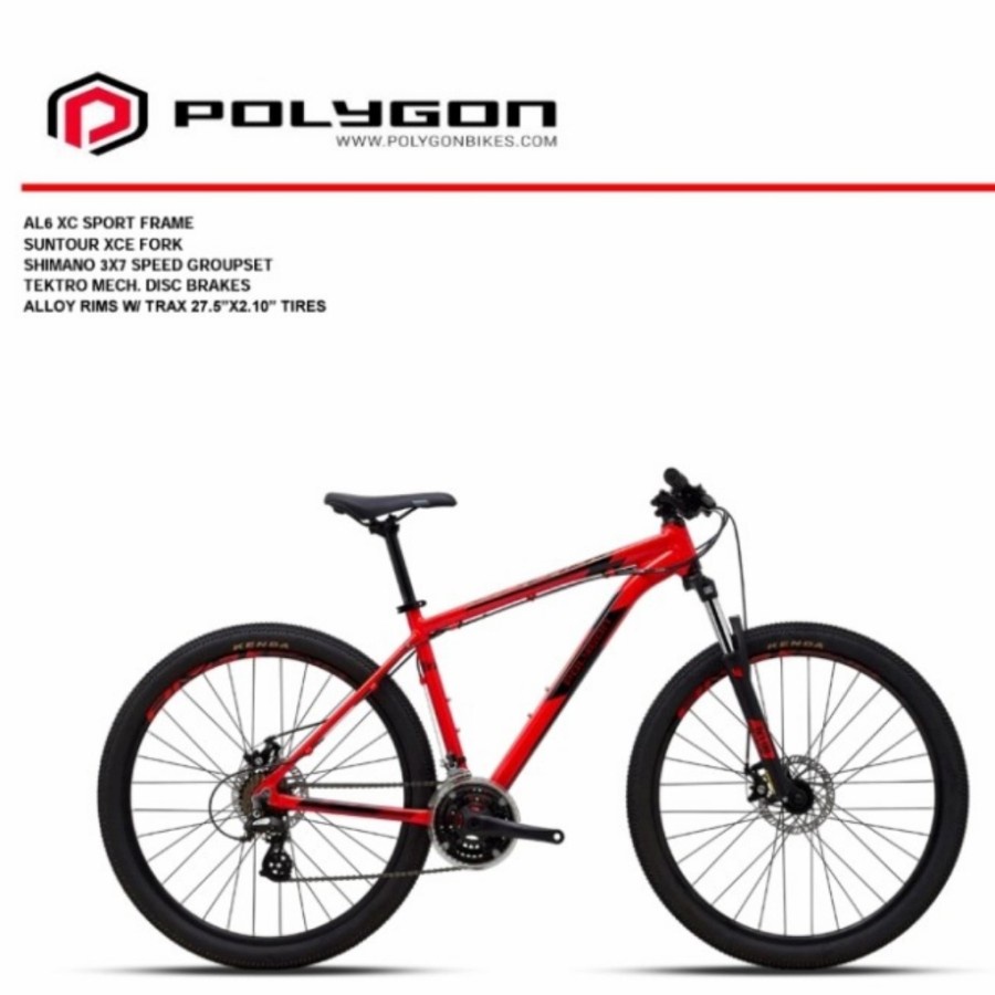 sepeda gunung 27,5" POLYGON CASCADE 3