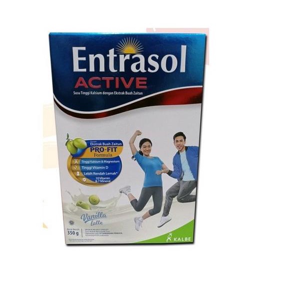 

Entrasol Susu Tinggi Kalsium Active Vanilla Latte 350Gr