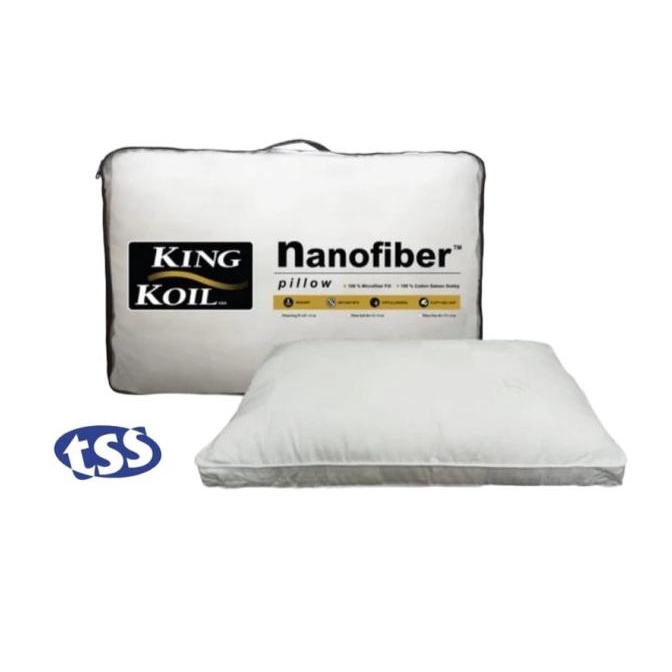 Bantal King Koil Nano Fiber Firm Pillow