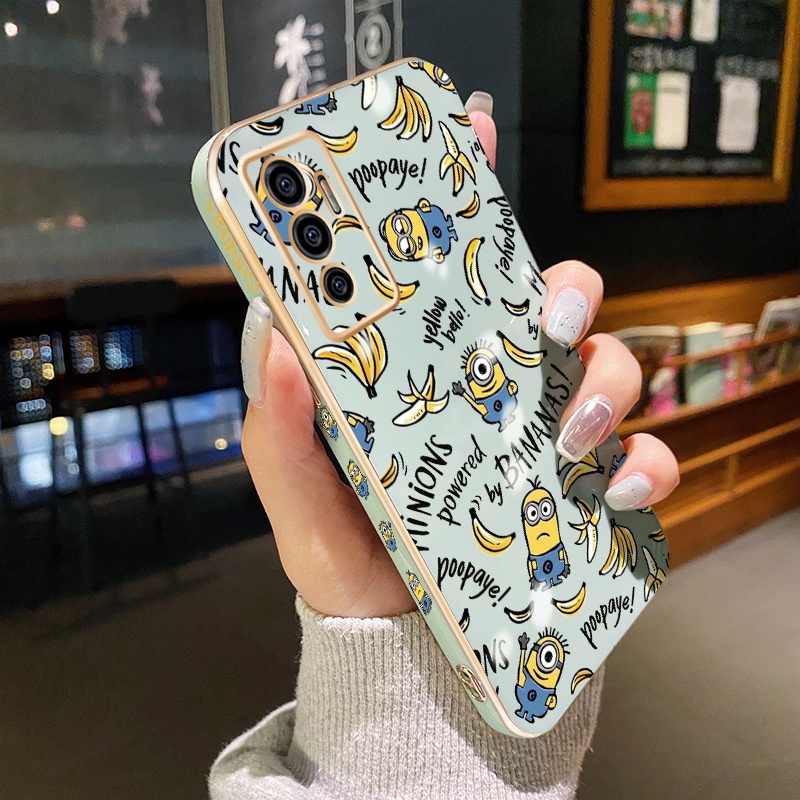 Case Ponsel untuk VIVO V23E 5G Y75 V23 5G S12 5G V21 5G V21s 5G V25 5G V25E X80 Lite 5G Case kartun 