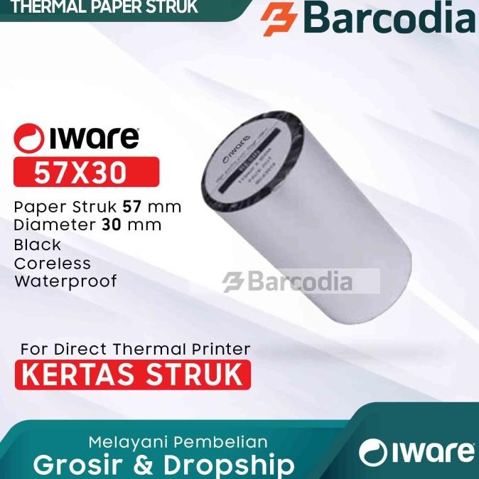 

Kertas Struk Kertas Printer Thermal 57 X 30 Mm Untuk Printer Kasir Original