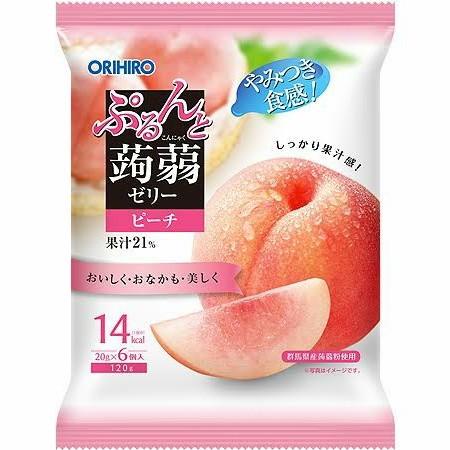 

[120gr] Orihiro Peach Konjac Jelly isi 6 Pcs - Jelly Rasa Persik Best Seller