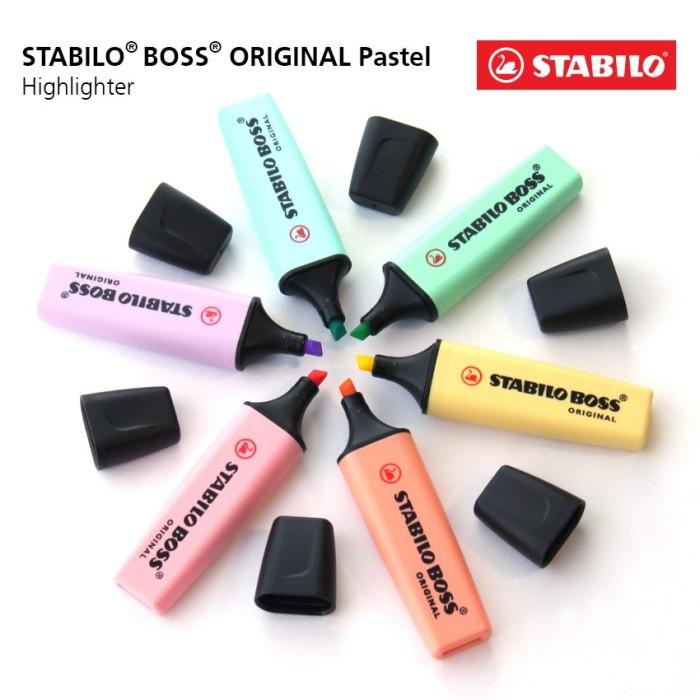 

STABILO SET 12 - BOSS ORIGINAL PASTEL FLASH NEON HIGHLIGHTER PEN