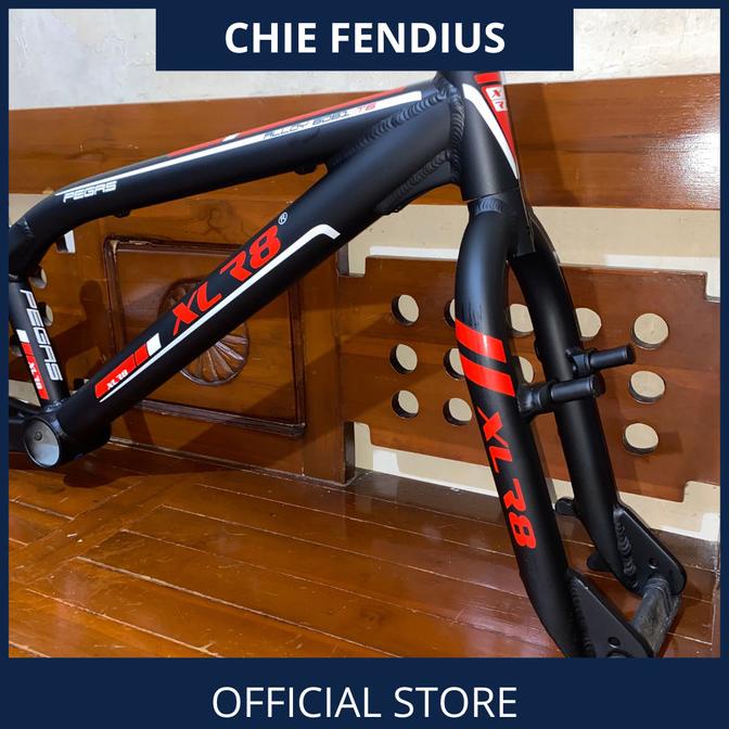 Amu Frame Bmx Rangka Sepeda Bmx Xlr8 Pegas Full Alloy Os Bb Usa 20 Inch Bestq