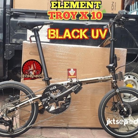 Amu Sepeda Lipat Element Troy 10 Speed Bestq