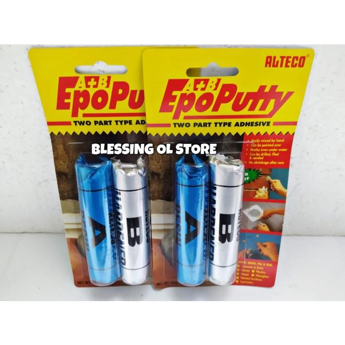 

Terlaris Lem Alteco Epo Putty 100 Gram/Lem Epoputty / Lem Dodoll/ Lem Serbaguna