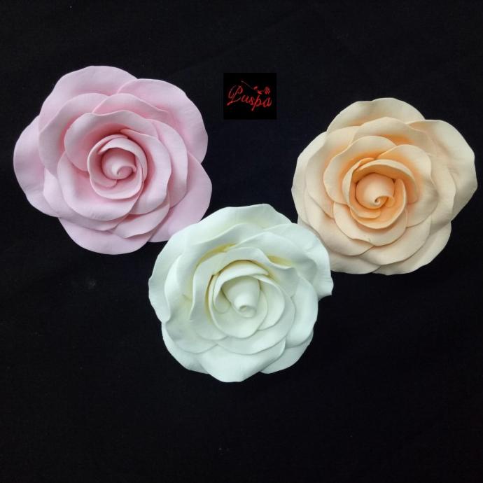 

Terbaru (442/Pmb8)Gumpaste Flower Sugar Flower/Bunga Gumpaste Rose