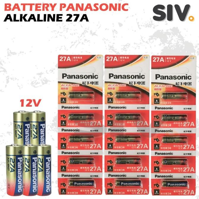 Sale 6.6 Baterai Panasonic 27A Alkaline 12V L828 Original - Battery Batre A27
