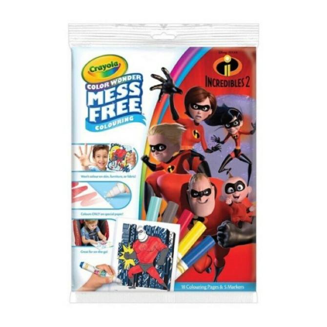

Crayola mess Free Incredibles
