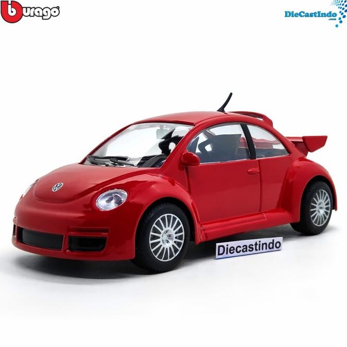Bburago 1:24 - VW New Beetle RSI - Merah