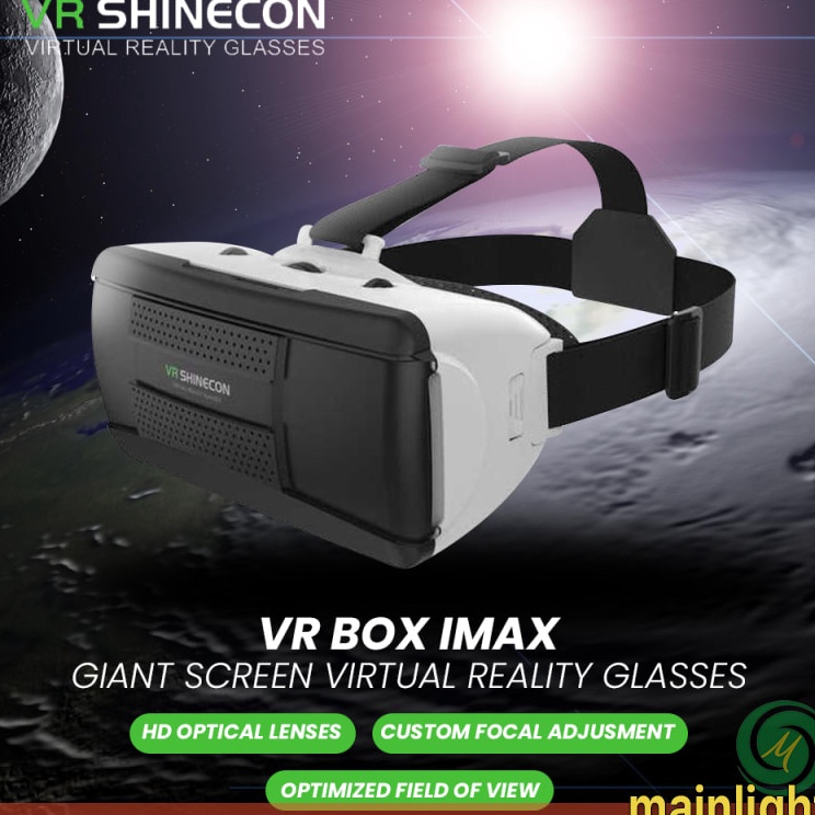 → LgS Shinecon VR Box IMAX Giant Screen Kacamata Metaverse 3D Virtual Reality b Terbaru ☼.
