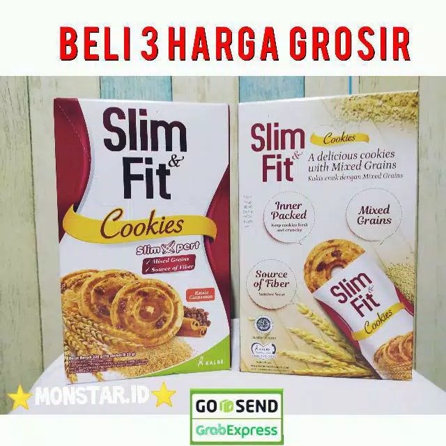 

Murah Slimfit Cookies Slim & Fit Cookies Dark Coklat/Raisins Cinamon