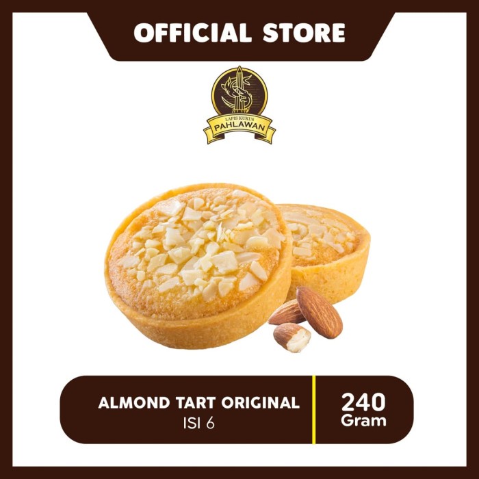 

Terenak Almond Tart Original - 6 Pcs