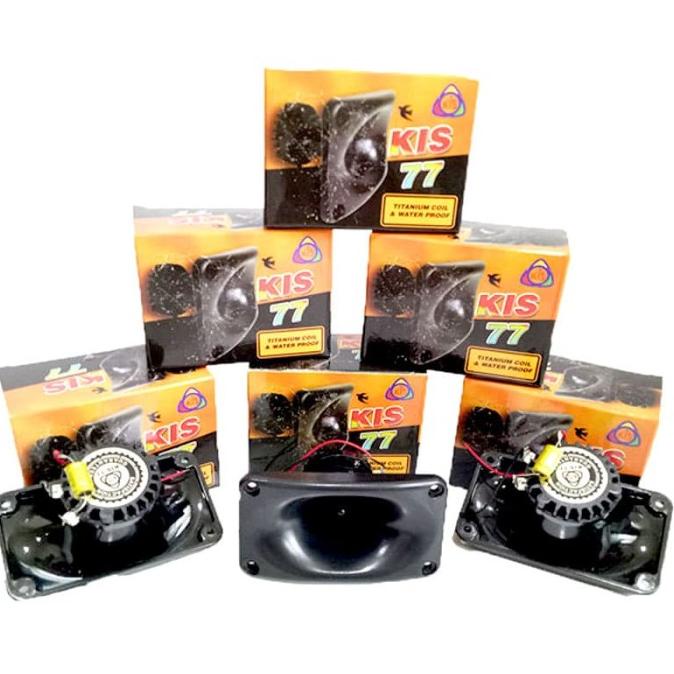 :>:>:>:>] Speaker aktif tweeter Walet KIS 77 dilengkapi kabel audio AWG