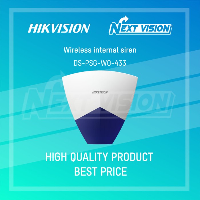 Terlaris Ds-Psg-Wo-433 - Hikvision Wireless Siren Outdoor