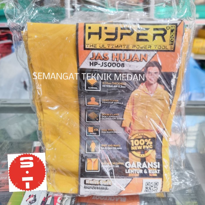 Jas Mantel Rain Coat Hujan Stelan Setelan Baju Celana Hyper Hp-Js0008