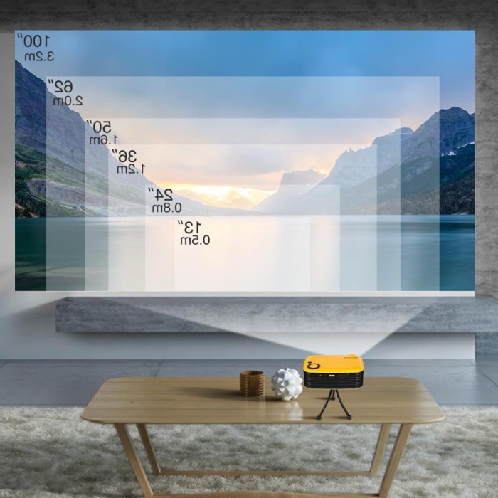 Proyektor Mini A2000 Full HD 1080 Portable Mini Projector A2000