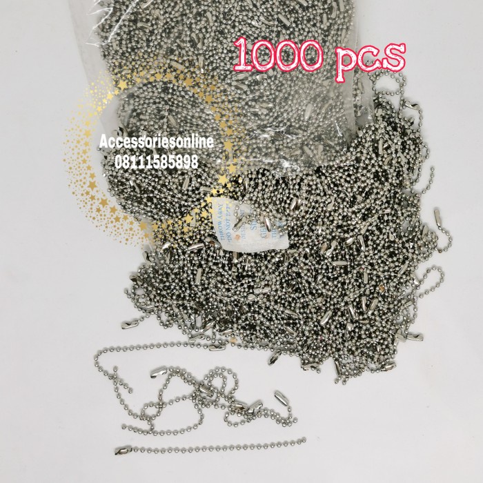 

RANTAI KUKU 10 CM RANTAI HANG TAG RANTAI LABEL BAJU - 1000 PCS