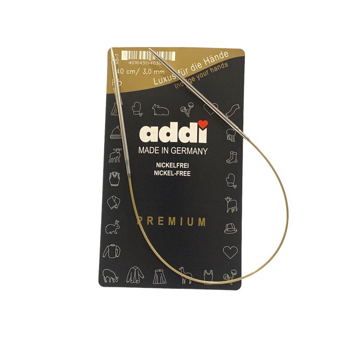 

JARUM RAJUT ADDI FIX CIRCULAR NEEDLE 3MM N 3.5MM