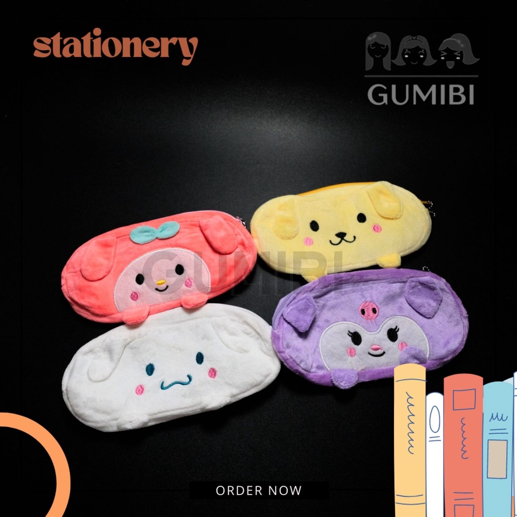 

KOTAK PENSIL PLUSHY SANRIO KUPING NONJOL VERSI 2 TEMPAT PENSIL SANRIO KAIN LUCU TERMURAH