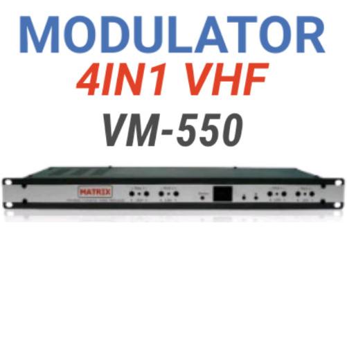 Modulator 4In1 Vhf Vm 550 Matrix Matv Alat Kabel Tv