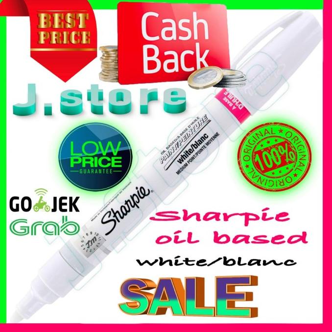 

White / Blanc Sharpie Oil Based Pen Marker Ultra Boost Nmd Pureboost Original