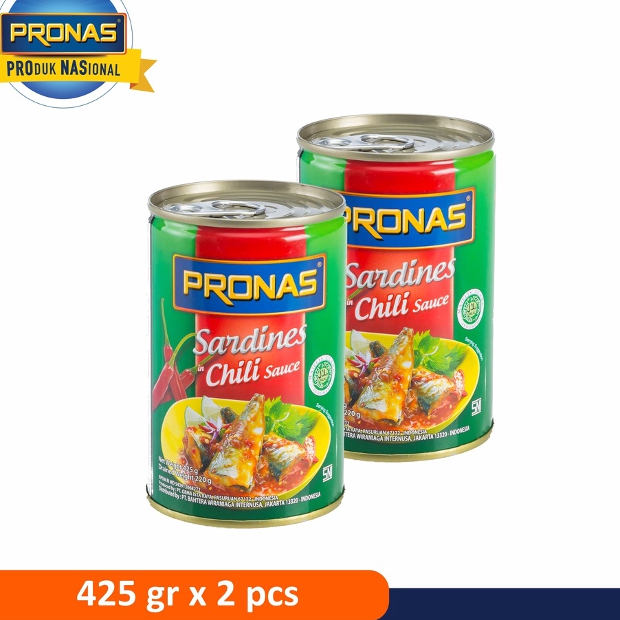 

Original PRONAS Sarden Chili 425 g Bundling 2 pcs gas !!