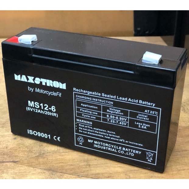 Best Seller.. Aki Kering VRLA mobil mainan MAXSTROM 6V 10Ah 12Ah