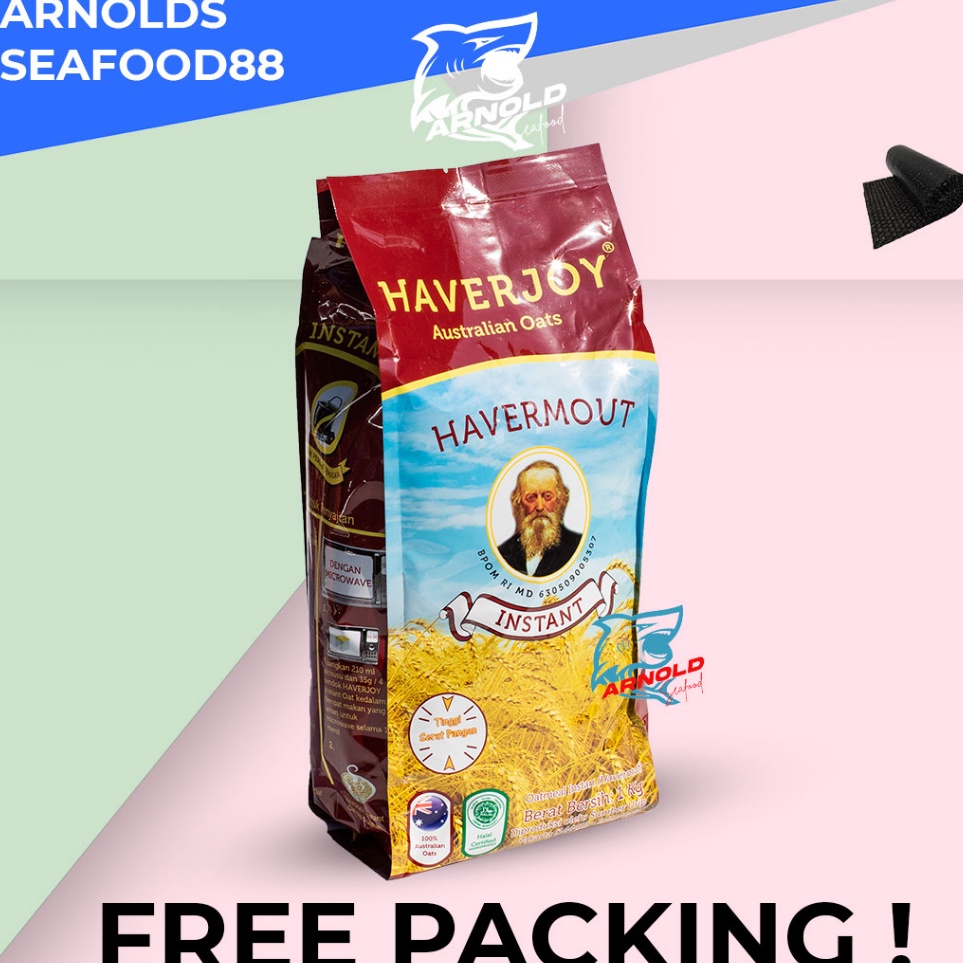 

TERLARISSS Haverjoy Havermout Australian Oats Instant 1 KG Oat
