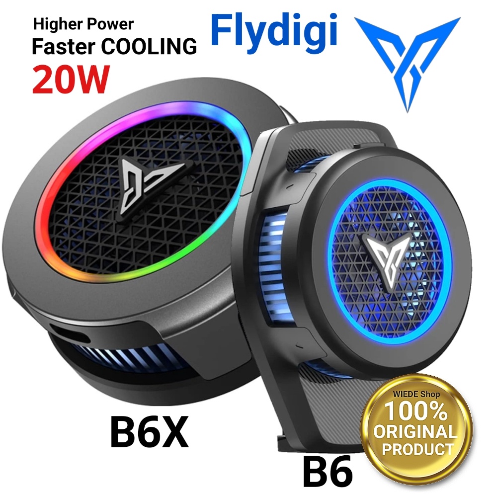 Terbaru.. Phone Cooler FLYDIGI B6 / B6X / B5 / B5X Overclock Cooling Fan Pendingin HP 0RJ