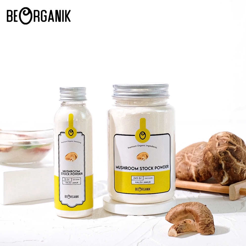 

MEN SALE Beorganik Mushroom Stock Powder (NON MSG) / Kaldu Jamur