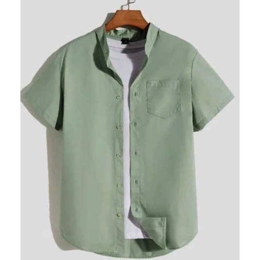 ｸ II 91032 kemeja anak warna sage green kemeja anak warna hijau sage kemeja anak laki laki warna sag