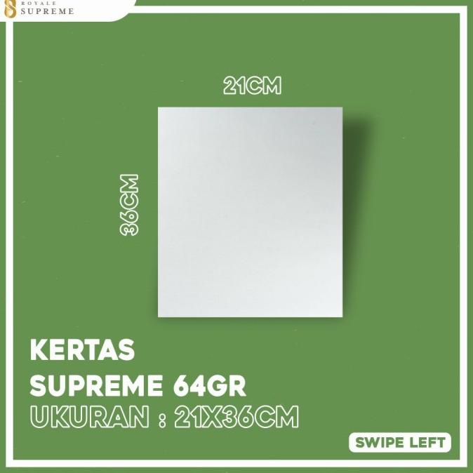 

New Kertas Foodgrade Laminasi 36X21 Cm / Kertas Supreme 64Gr