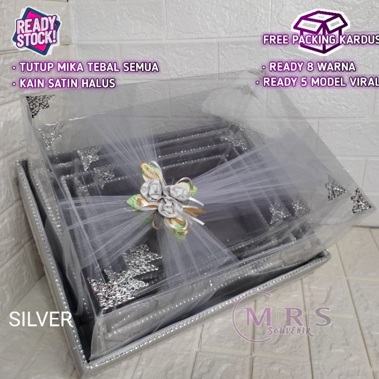 Produk Terkini.. Kotak Tempat Seserahan Pernikahan Lamaran Pengantin Isi 4 Box Hantaran Ready 4 Mode