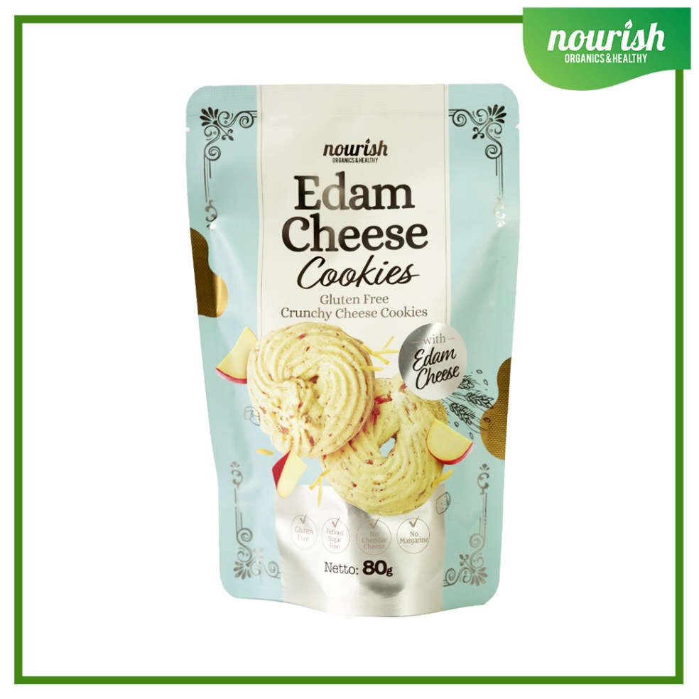 

Kemasan Baru.. Cheese Edam Cookies - Gluten-Free Cookies 80gr IRM