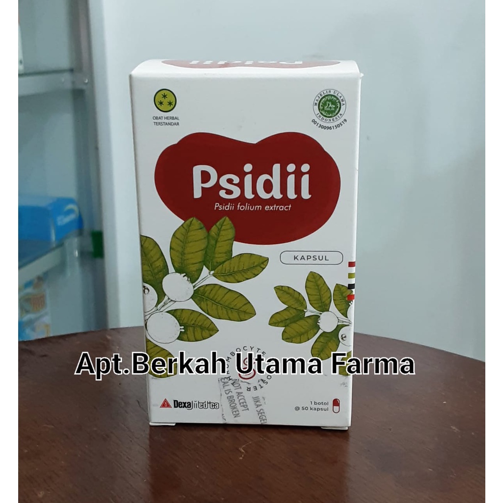 Psidii Kapsul Botol isi 50 Kapsul