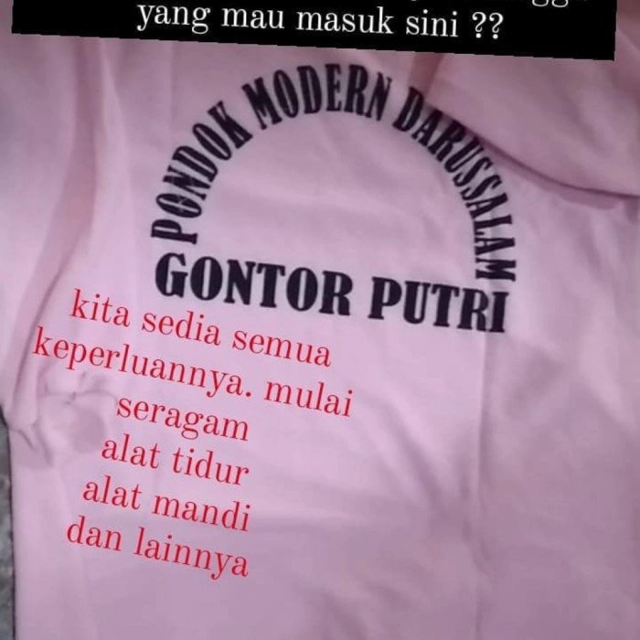 Seragam Olahraga Gontor. Seragam Gontor Putri