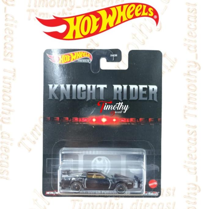 HOT WHEELS PREMIUM KNIGHT RIDER KITT SUPER PURSUIT MODE DIECAST MURAH