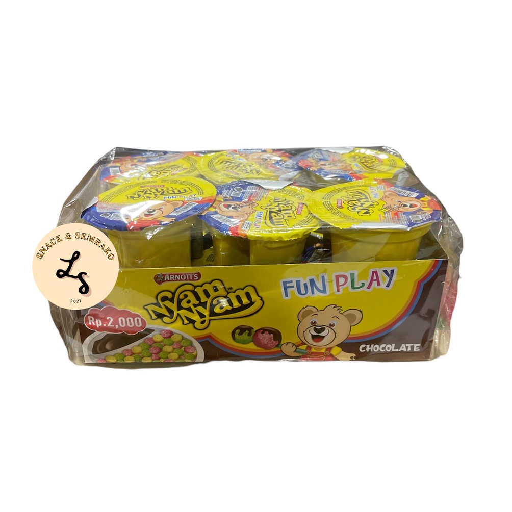 

Special Edition.. Nyam-nyam Fun Play Bubble Puff Chocolate 12pcsx11gr 52