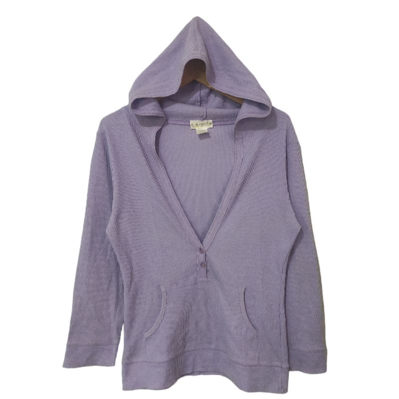 outer hoodie waffle self esteem large (minus)